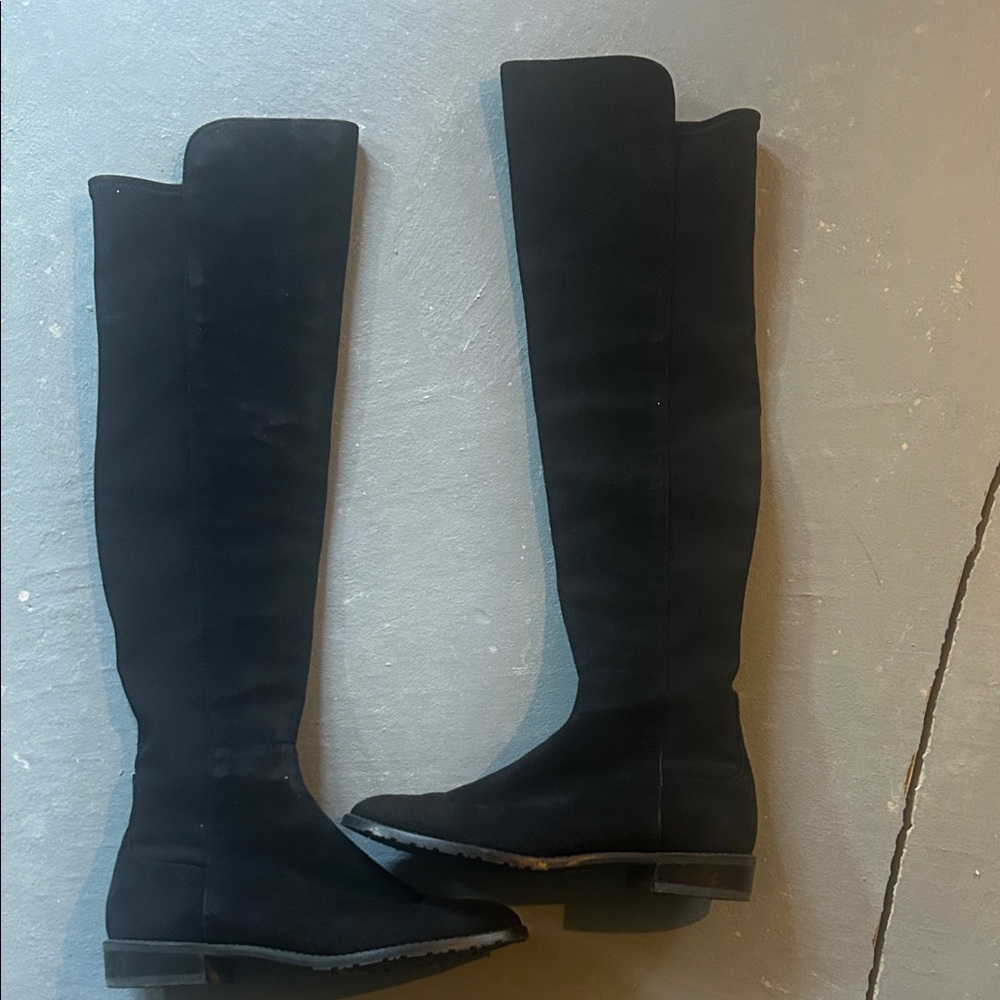 Stuart Weitzman Black Over the Knee Boots
